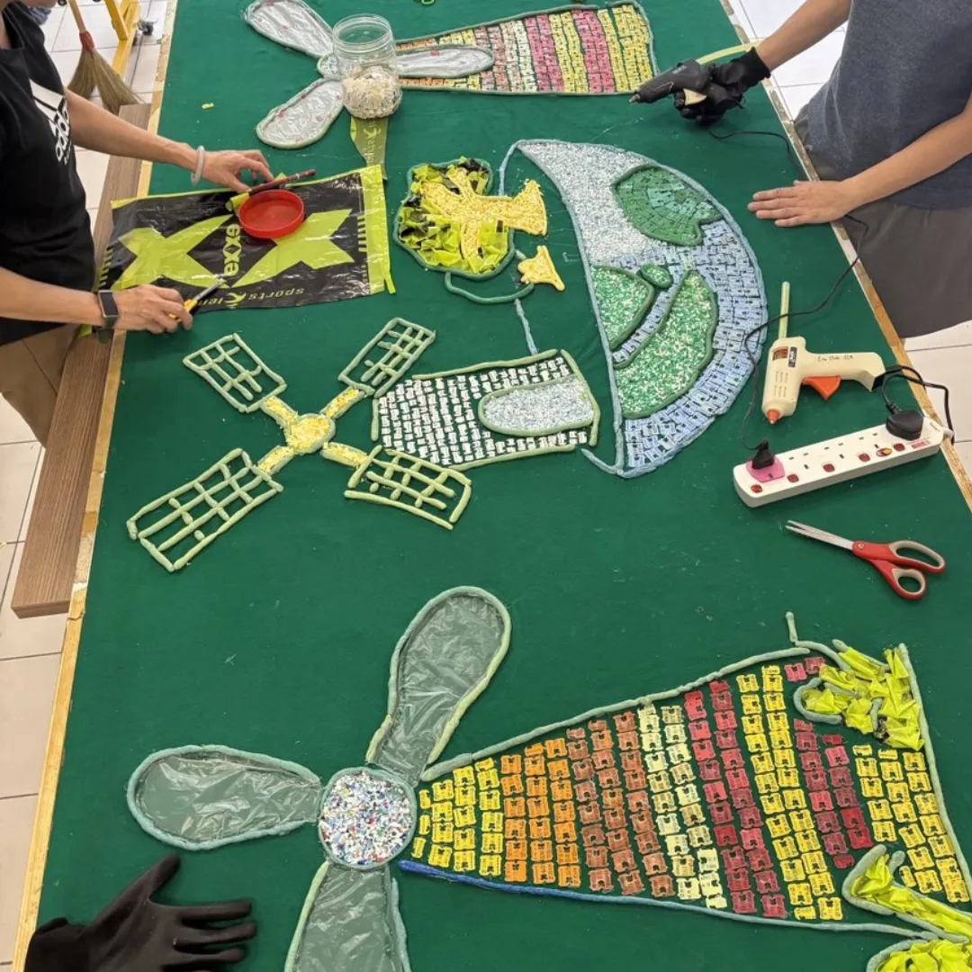 Upcycled Mural Making
